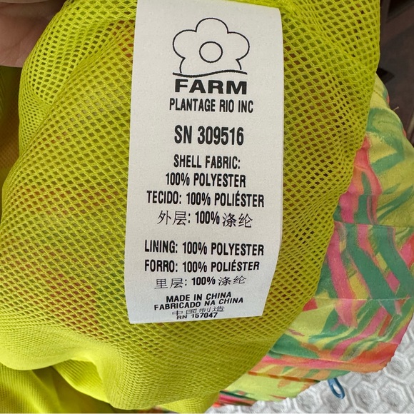 FARM RIO Mixed Painted Birds Windbreaker - Picture 13 of 17